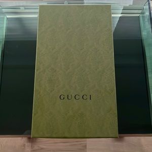 Gucci Box, New. Include’s an gucci apparel as well.